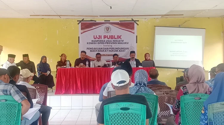 Uji Publik Ranperda di Leihitu, Pemda Didorong Selesaikan Masalah Tanjung Sial