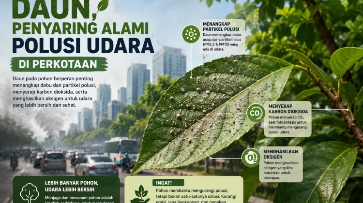 Daun, Penyaring Alami Polusi Udara di Perkotaan