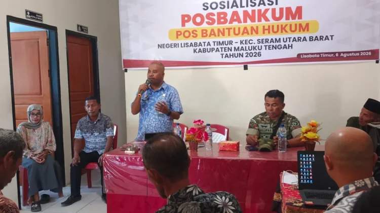 Kemenkum Maluku Perkuat Posbankum Desa hingga ke Pelosok