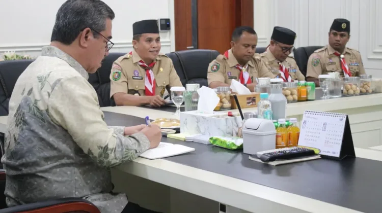 Lepas Peserta Jamnas ke Cibubur, Gubernur: Tugas Kwarda Belum Selesai, Harus Kawal