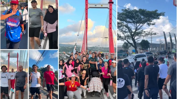 Fun Walk Santika Premiere Ambon, Cara Karyawan Jaga Kebugaran dan Kekompakan