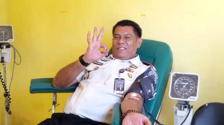 Lapas Namlea Gandeng RSUD Namlea Gelar Donor Darah jelang HUT RI