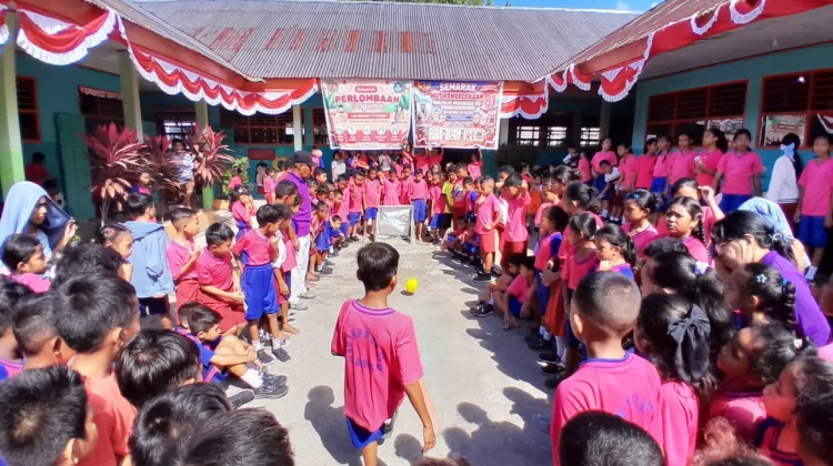 Semangat Kemerdekaan Memancar lewat Lomba Pelajar SD Inpres 35 Passo