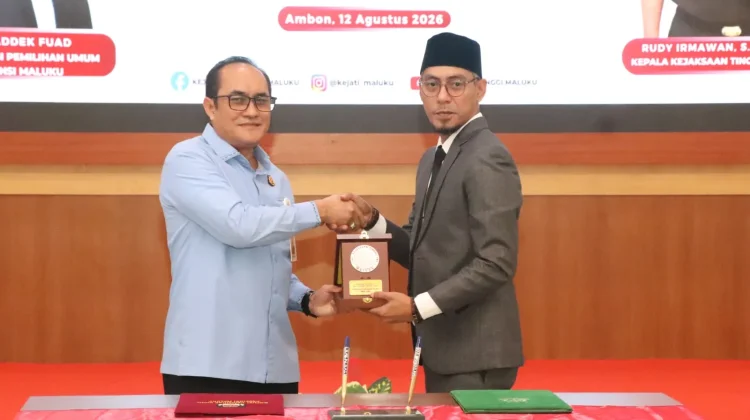 Kejati Maluku-KPU Perkuat Kerjasama Hadapi Tahapan Pemilu 2027