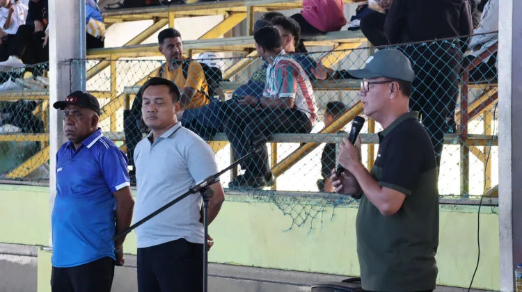Meriahkan HUT RI,Lapas Ambon Buka Turnamen Futsal Penuh Keakraban