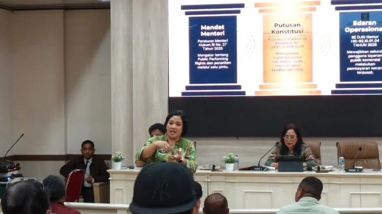 Regulasi Musik Diperkuat, Kemenkum Maluku Dorong Tata Kelola Royalti Transparan