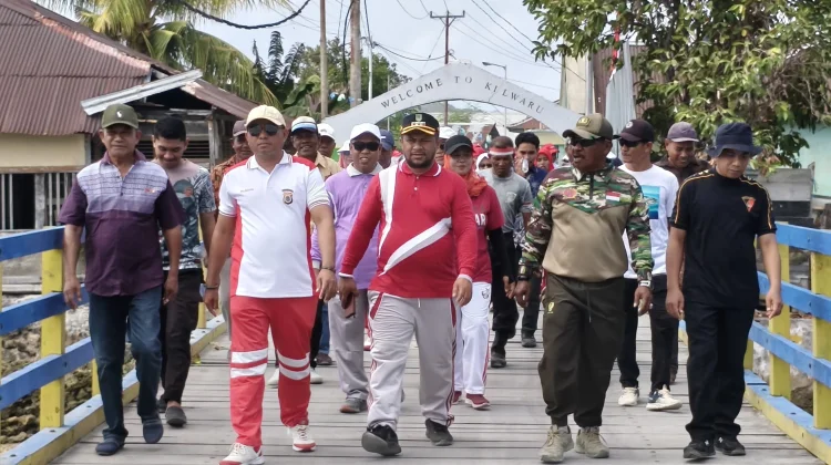 Lapas Geser Meriahkan Karnaval HUT RI Tingkat Kecamatan Sertim