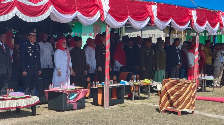 Semangat Kemerdekaan, Lapas Namlea Ikuti Upacara HUT RI Bersama Pemkab Buru