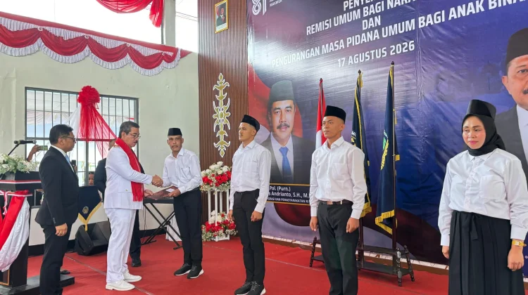 Sukses Pembinaan, 233 Warga Binaan Lapas Ambon Terima Remisi Umum HUT ke-81 RI