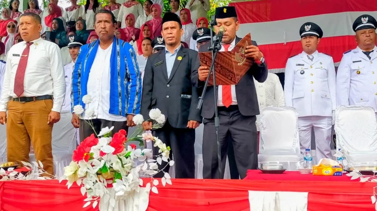 Detik Proklamasi Digelorakan Anggota DPRD SBB Anwar Tiha di Amalatu