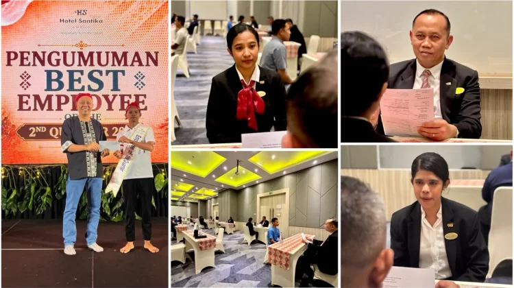 La Anong Kalidupa Terpilih Jadi Best Employee Santika Premiere Ambon