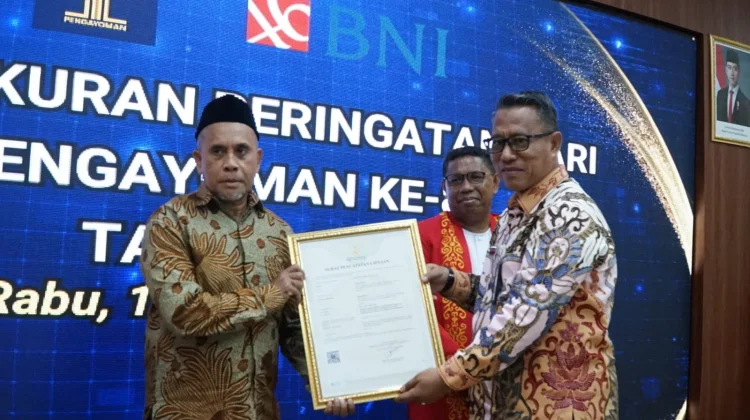 Kementerian Hukum Maluku Berikan Penghargaan di Hari Pengayoman