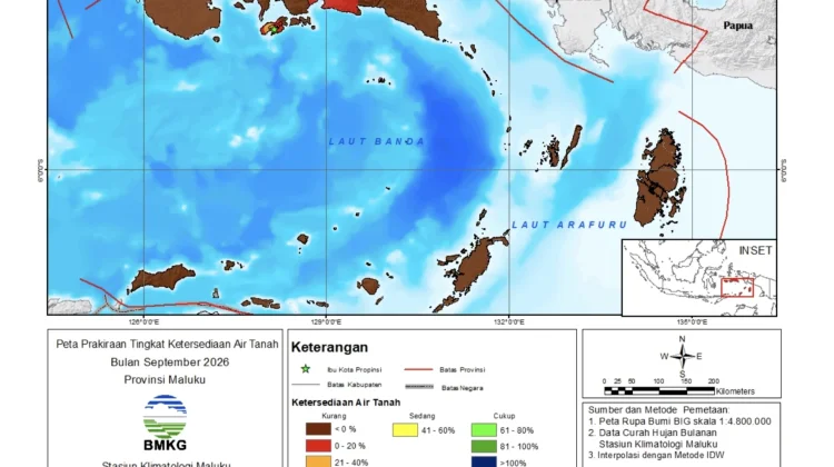 Ancaman Defisit Air, Ketersediaan Air Tanah di Maluku Menurun
