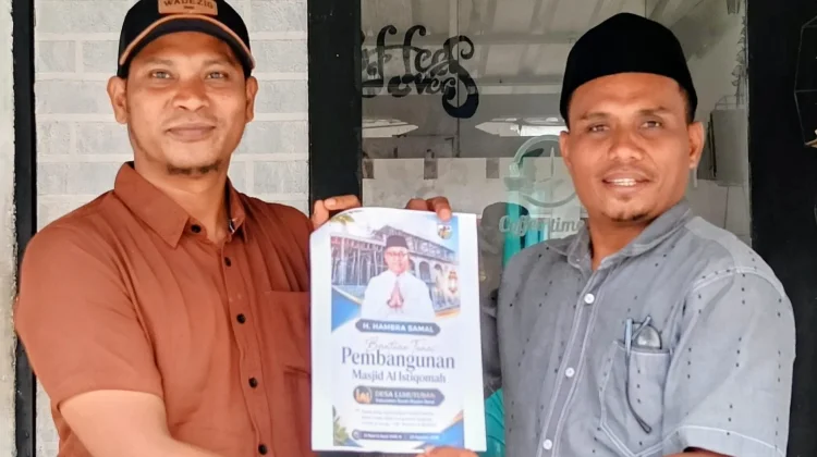 Hambra Samal Bantu Percepatan Pembangunan Masjid Al Istiqomah di Luhutuban