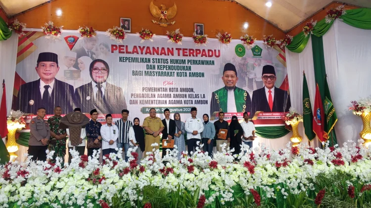 Isbat Nikah Terpadu di Ambon, 60 Pasangan Ikuti Pelayanan Status Hukum