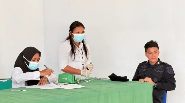 Pemeriksaan Kesehatan Gratis Petugas-Warga Binaan Lapas Geser tanpa Diskriminas