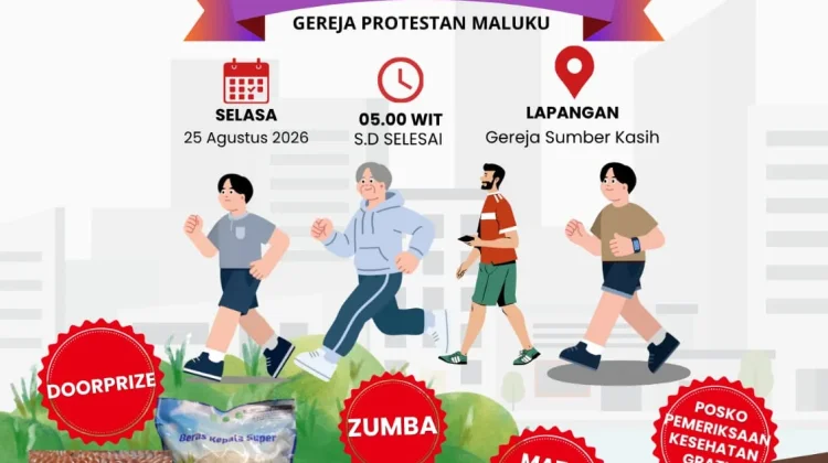 Semarakkan HUT ke- 91 GPM, Jemaat Sektor Yarden-Passo Utara Segera Gelar Jalan Sehat