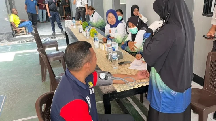 Lapas Wahai Gandeng Puskesmas Gelar Pemeriksaan Kesehatan SAPA-BINA