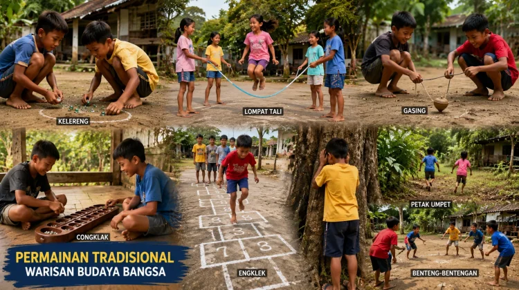 Permainan Tradisional Mulai Dilupakan Anak Zaman Sekarang