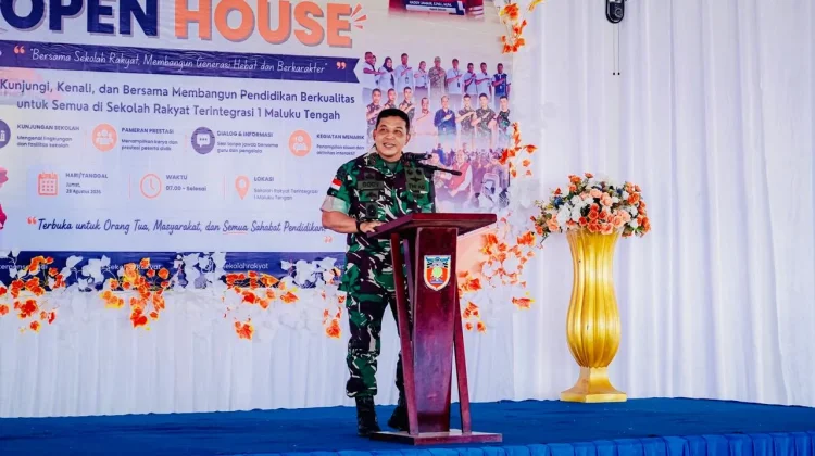 Buka Akses Pendidikan Anak Maluku, Pangdam Apresiasi Kehadiran Sekolah Rakyat