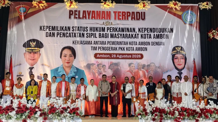 Sebanyak 193 Pasangan di Ambon Resmi Dapat Kepastian Hukum Perkawinan