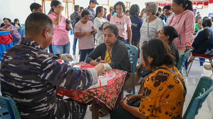 Warga Wonreli-MBD Manfaatkan Bakti Kesehatan Gratis Tim ERB 2026