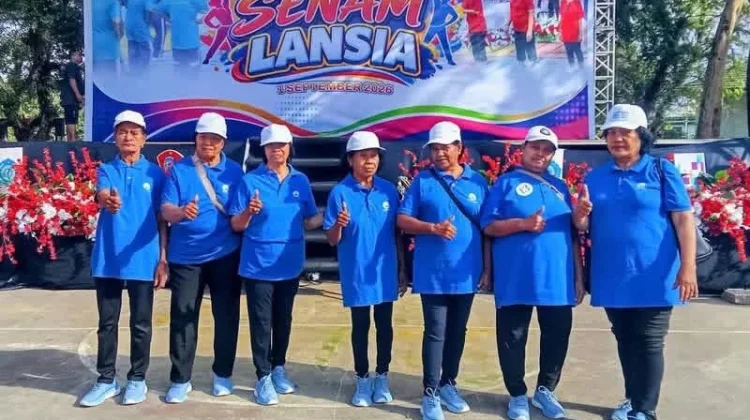 Line Dance Lansia jelang HUT Kota Ambon ke 451 thn