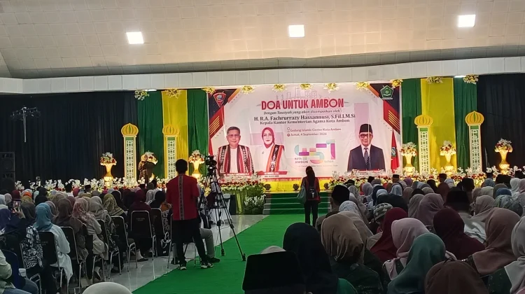 Doa Lintas Agama HUT Ambon ke-451, Perkuat Perdamaian & Persaudaraan