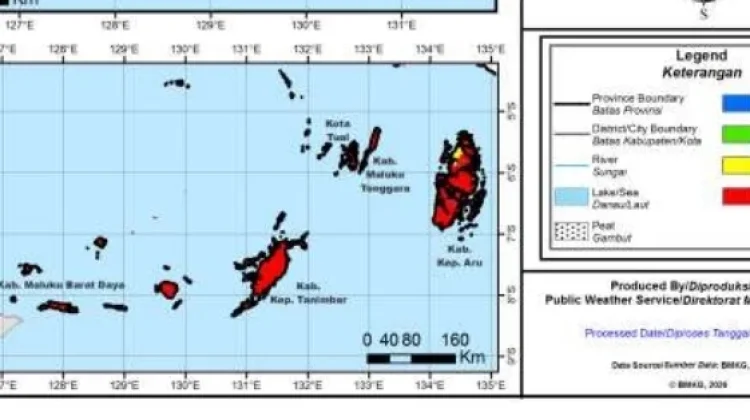 BMKG Ingatkan Potensi Karhutla Maluku Masih Tinggi
