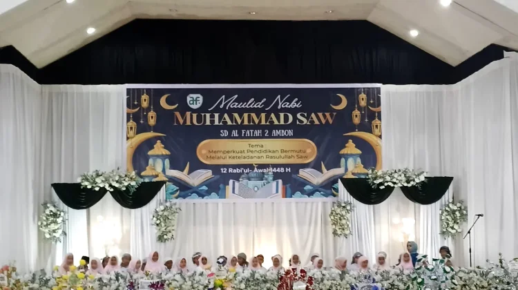 Cinta Rasul, SD Alfatah 2 Ambon Peringati Maulid Nabi Muhammad SAW