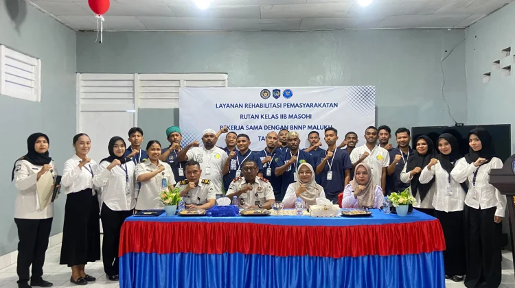 Program Rehabilitasi Narkoba Dibuka Rutan Masohi Gandeng BNNP
