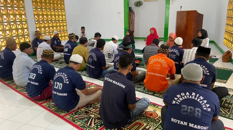 Warga Binaan Rutan Masohi Dibina Mental dan Spritual