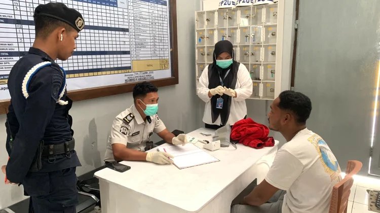 Cegah Risiko Penyakit, Lapas Namlea Gelar CKG untuk Pengunjung