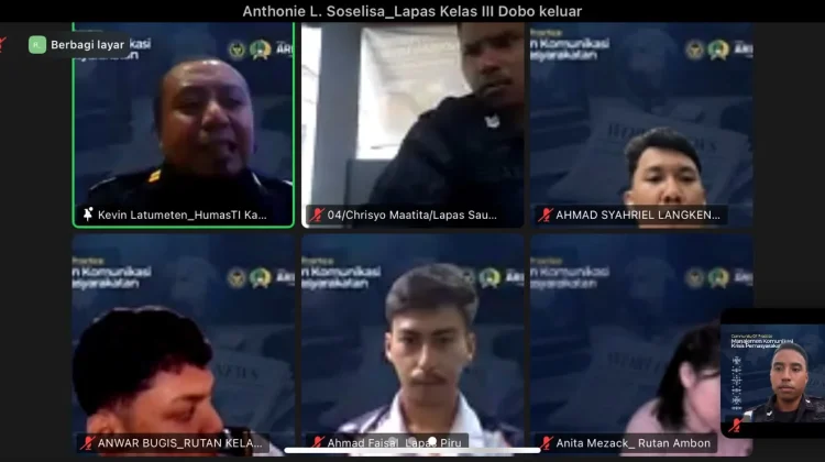 Perkuat Manajemen Komunikasi Krisis, Tim Humas Lapas Geser Ikuti CoP