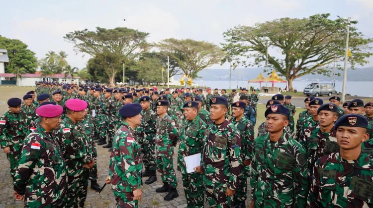Dankodaeral IX Cek Kesiapan Prajurit jelang Turnamen Selam & Fun Run