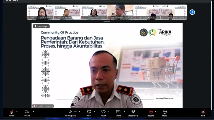 Pengadaan Barang dan Jasa Lebih Akuntabel Prioritas Kanwil Ditjenpas Maluku