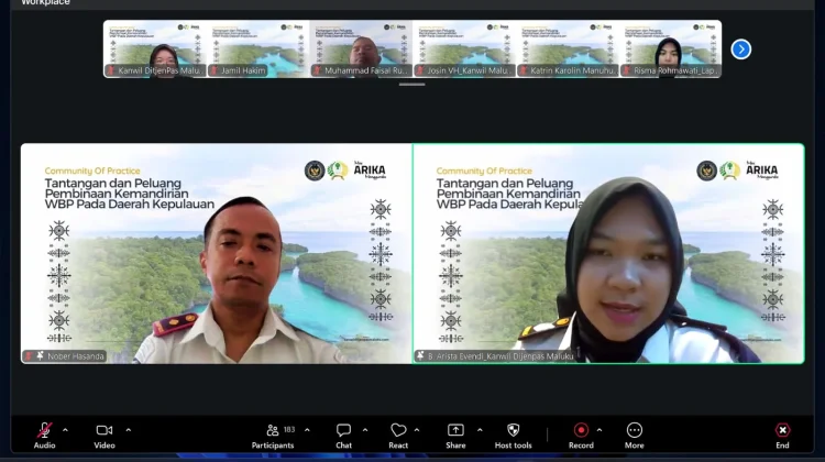 Pembinaan Kemandirian Warga Binaan di Kepulauan Dibahas Kalapas Geser