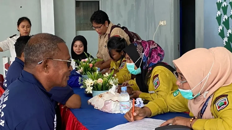 Cek Kesehatan Gratis Warga Binaan di Rutan Masohi Gandeng Puskesmas Letwaru