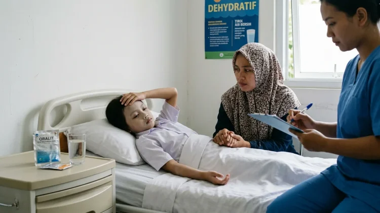 Dehidrasi Berat akibat Keracunan Makanan Bisa Ganggu Daya Ingat