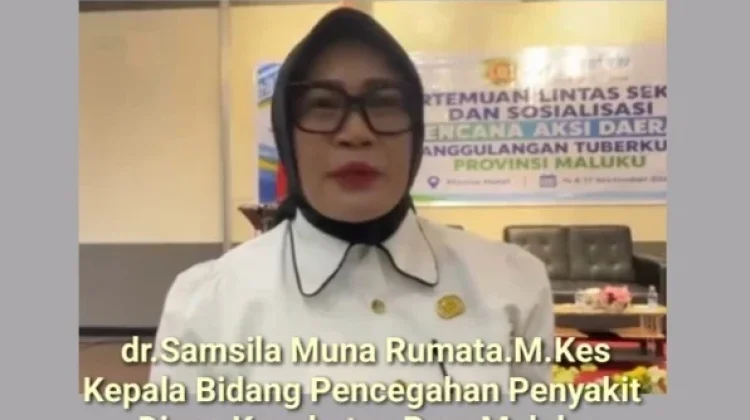Dinas Kesehatan Fokus Putus Mata Rantai Penularan TBC di Maluku