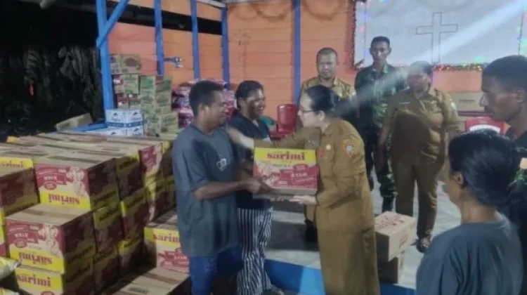 Dua Ton Beras Dikirim Pemkot Ambon ke Patahuwe
