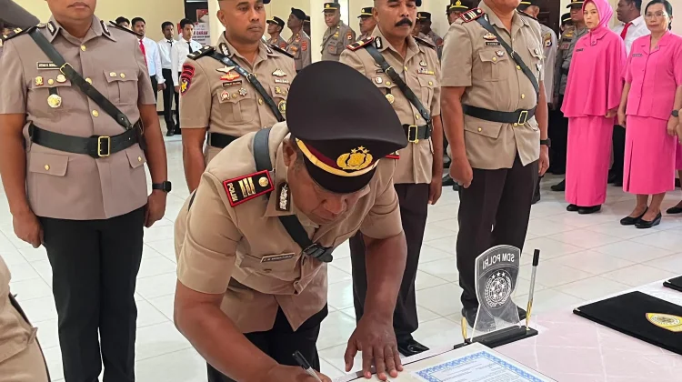 Kapolres SBB Tekankan Soliditas dalam Pergantian Pejabat