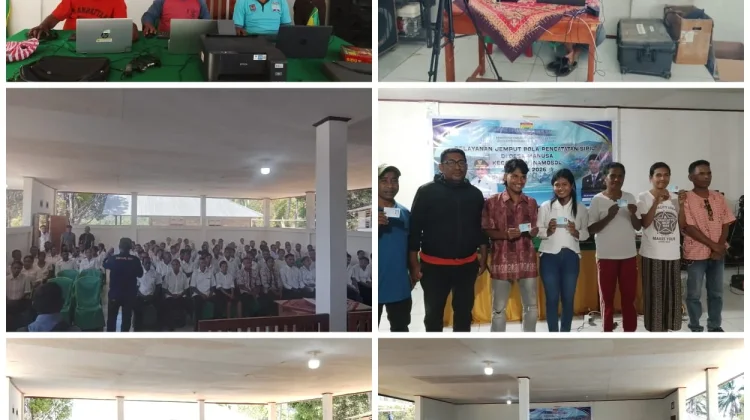 Dukcapil SBB Jemput Bola Layani Adminduk Warga Pegunungan Manusa