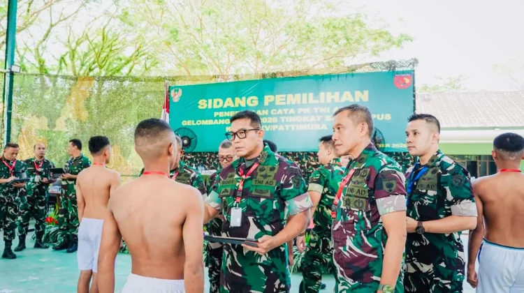 Pangdam XV/Pattimura Tegaskan Seleksi Calon Tamtama Transparan dan Akuntabel