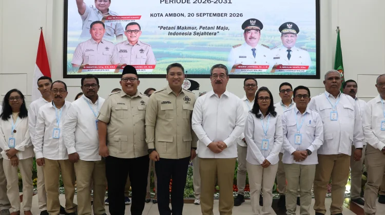 Gubernur Hendrik Resmi Pimpin HKTI Maluku! Simak Komitmennya