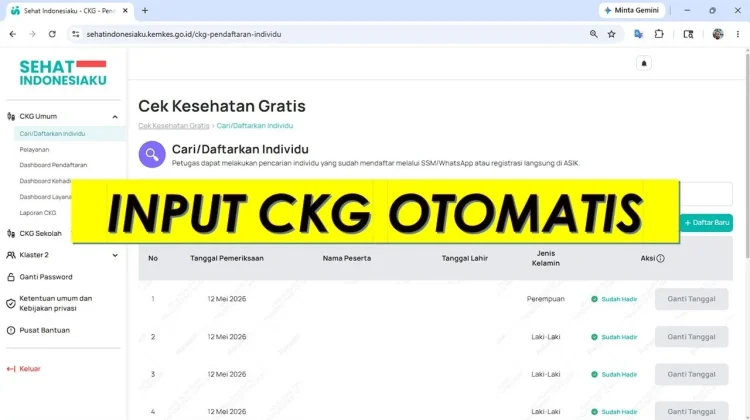 Puskesmas Waeapo Gelar Sosialisasi Input Data Cek Kesehatan Gratis