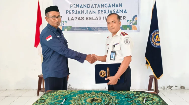 Tingkatkan Pembinaan Warga Binaan,Lapas Geser Teken PKS dengan STAI Sertim