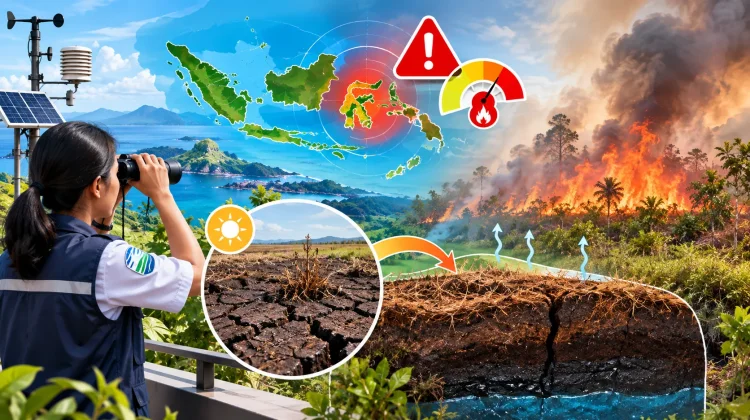 BMKG Maluku Peringatkan Potensi Karhutla Meningkat, Lapisan Gambut Mulai Kering