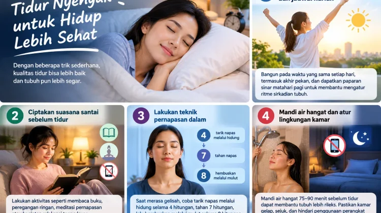 Dokter Bagikan Empat Trik Sederhana Tidur Nyenyak