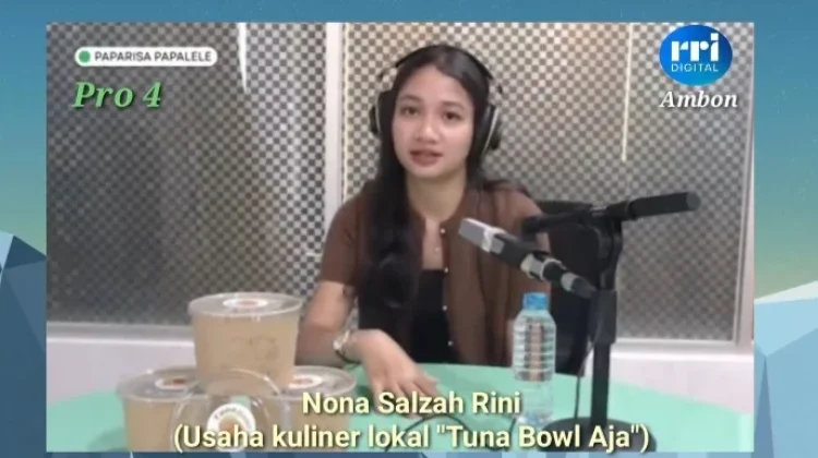Pemilik Usaha Kuliner Tuna Bowl Aja Bagi Inspirasi di Paparisa Papalele RRI Ambon